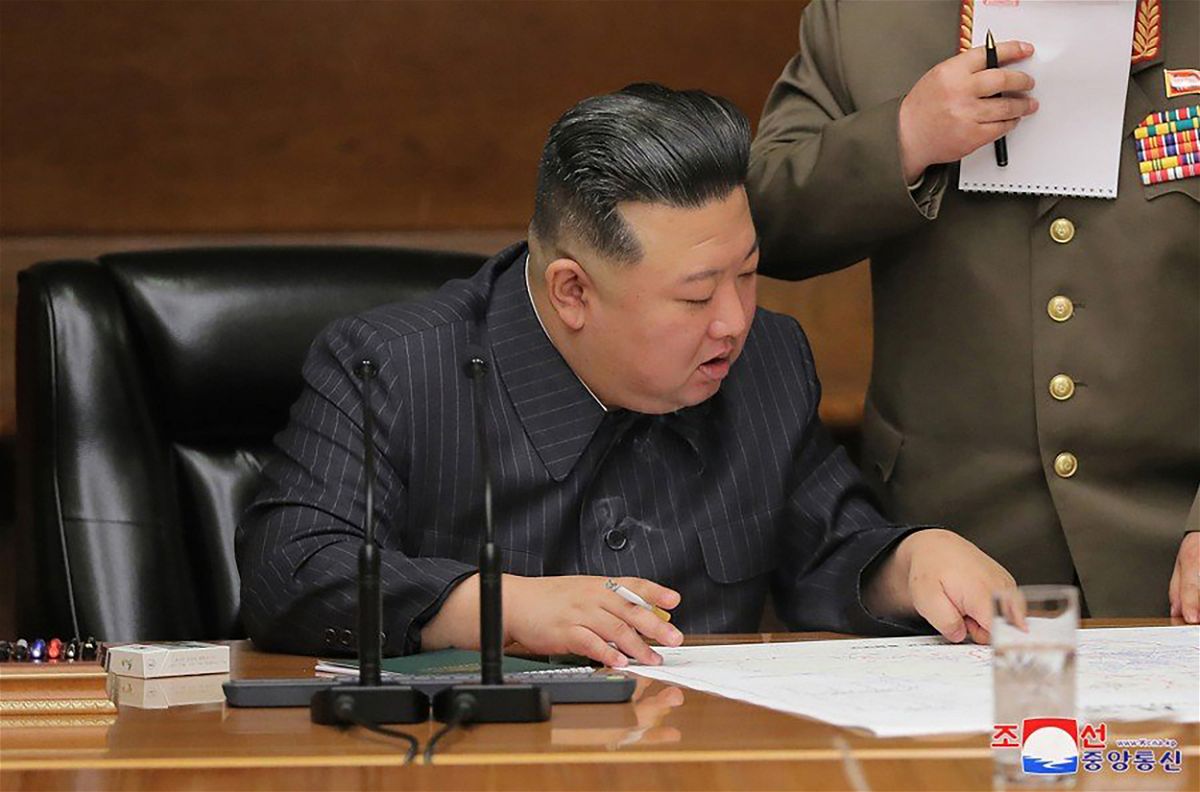 North Korean leader Kim Jong Un is seen here.