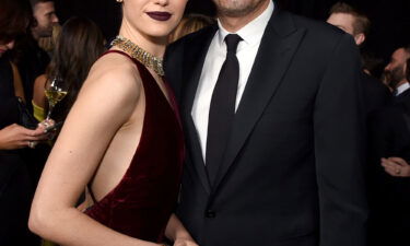 (From left) Emmy Rossum and Sam Esmail are seen here in 2019 at the Critics' Choice Awards in Santa Monica.