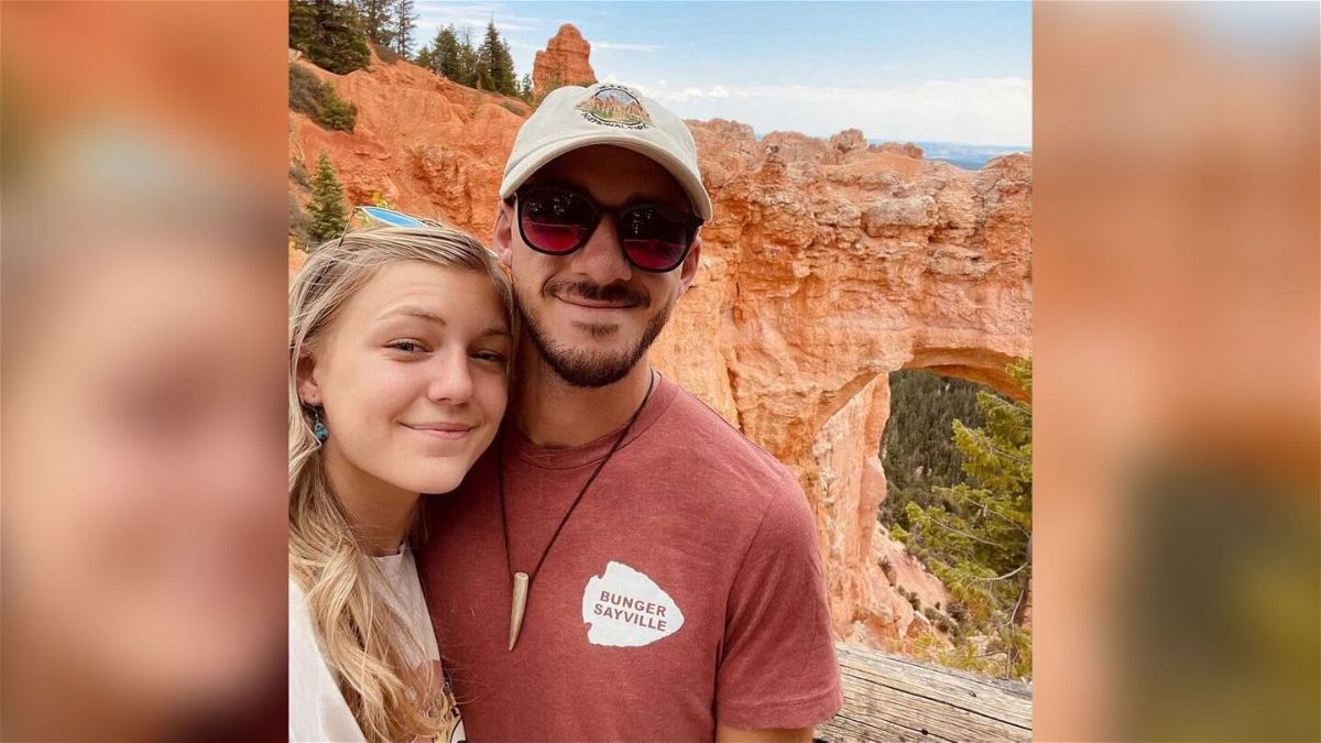 <i>From gabspetito/Instagram</i><br/>Pictures of Gabby Petito and her boyfriend Brian Laundrie before her disappearance.
