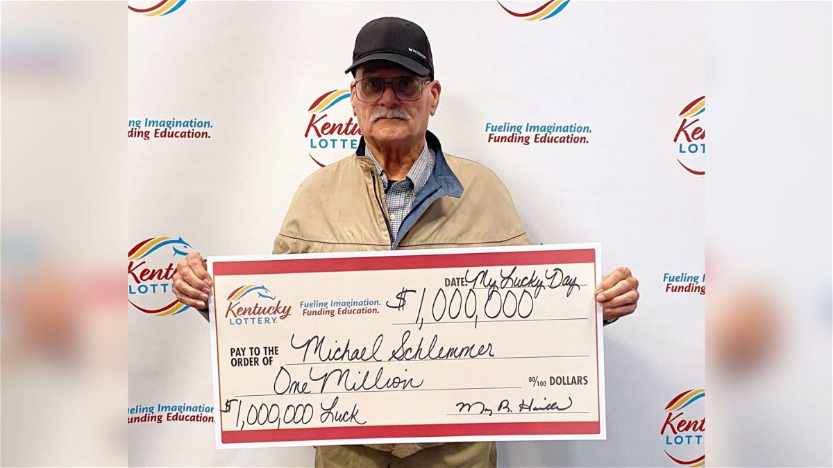 <i>Kentucky Lottery</i><br/>Michael Schlemmer won $1 million from a $20 $1