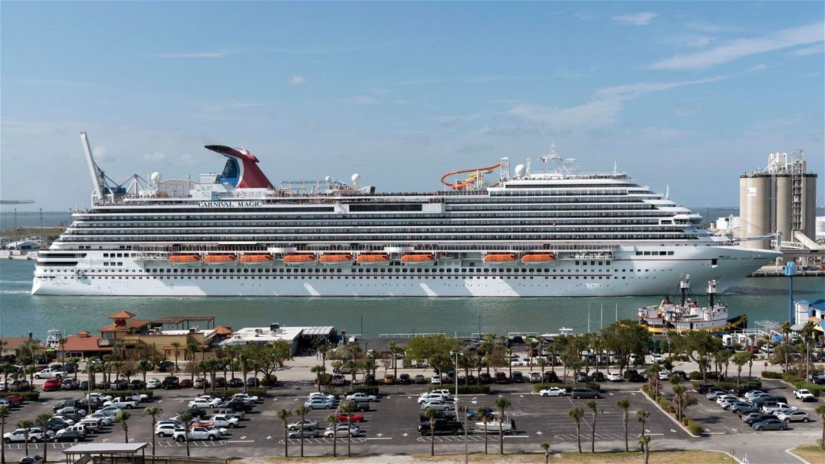 <i>Education Images/Universal Images Group/Getty Images/File</i><br/>The Carnival Magic departing Port Canaveral