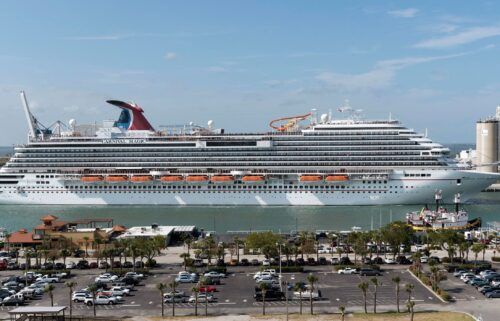 The Carnival Magic departing Port Canaveral