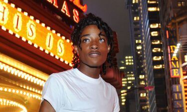 Jordan Neely is pictured before going to see the Michael Jackson movie outside the Regal Cinemas in Times Square
