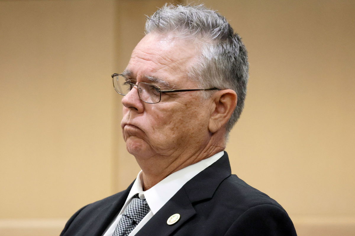 <i>Amy Beth Bennett/Pool/South Florida Sun-Sentinel/AP</i><br/>Former Marjory Stoneman Douglas High School school resource officer Scot Peterson stands during a hearing at the Broward County Courthouse in Fort Lauderdale