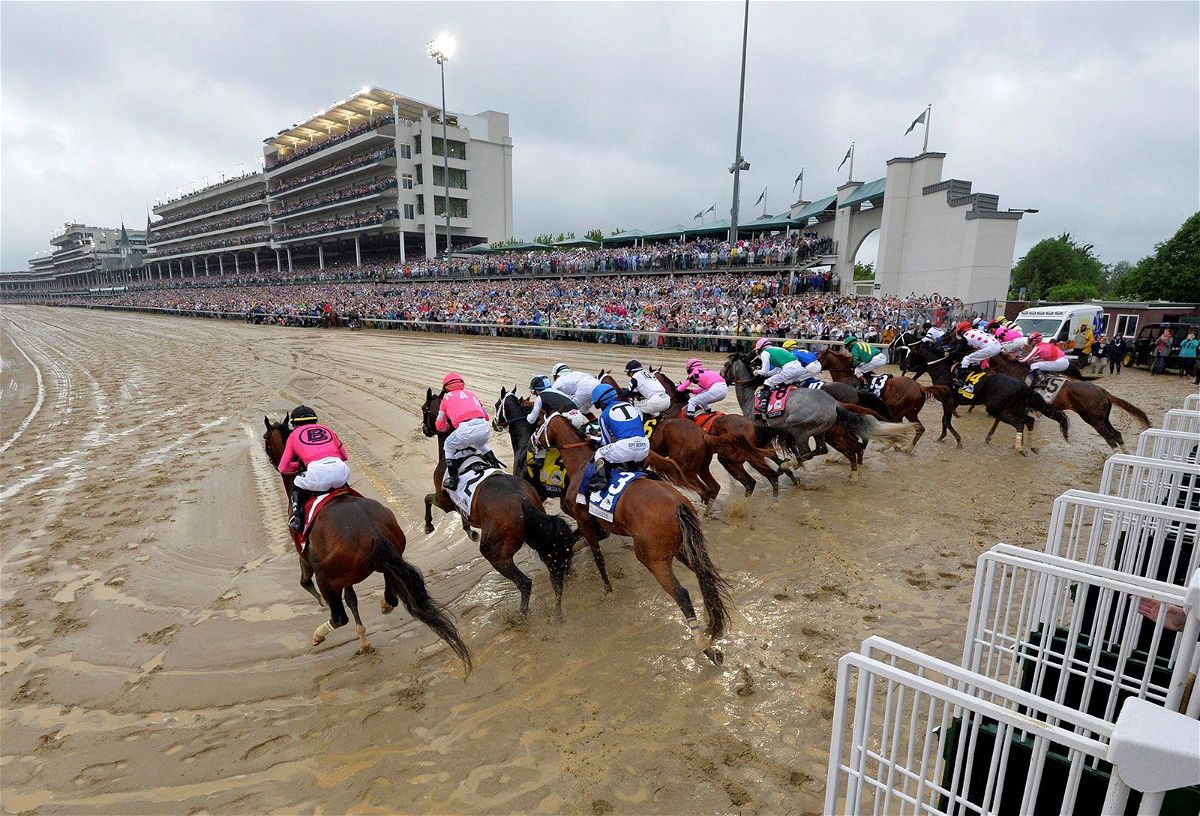 <i>Jamie Rhodes/USA Today Sports/Reuters/FILE</i><br/>A general view at the start during the 145th running of the Kentucky Derby at Churchill Downs.