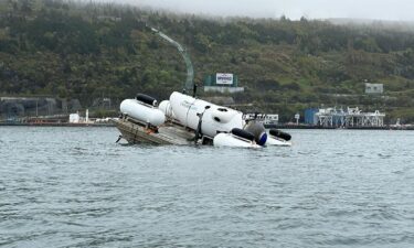 Hamish Harding posted an image of the submersible to his social media accounts on Saturday.