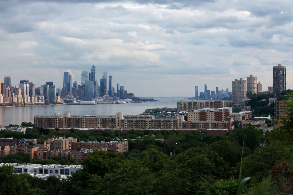 <i>Kena Betancur/VIEWpress/Corbis/Getty Images</i><br/>A clear New York City skyline is seen from Cliffside Park