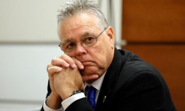 Jurors are due to begin a third day of deliberations on June 28 in the trial of the former Parkland school resource officer Scot Peterson. Peterson is seen here at the defense table Monday during closing arguments.