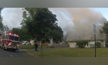 An 85-year-old man and passerby helped alert a sleeping family early Wednesday morning that their house was on fire in South Brunswick Township