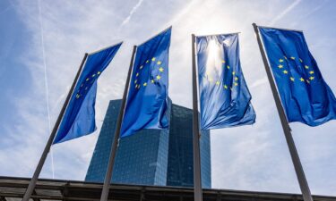 The European Central Bank building in Frankfurt