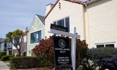 A Sale Pending sign hangs in front of a property in San Francisco