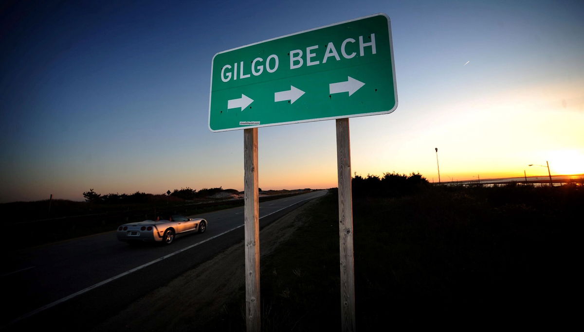 <i>Thomas A. Ferrara/Newsday RM/Getty Images</i><br/>A sign along the west side of Ocean Parkway points to Gilgo Beach on Long Island in May 2011.