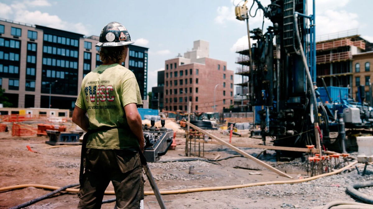 <i>John General/Deborah Brunswick/CNN</i><br/>CNN visited the site of 1 Java St when the company was installing its geothermal plumbing.