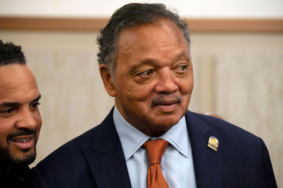 <i>Meg Kinnard/AP</i><br/>Rev. Jesse Jackson announced plans that he will step down as president of the Rainbow PUSH Coalition