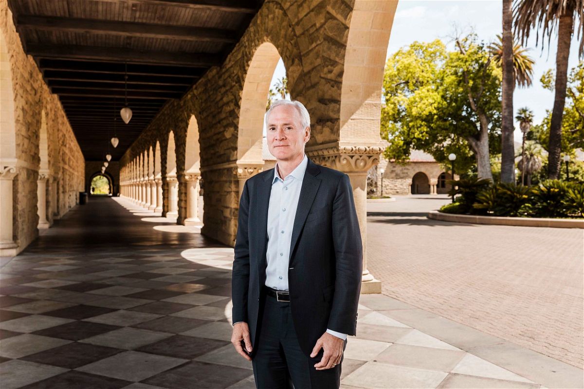 <i>Carolyn Fong/Redux</i><br/>Stanford President Marc Tessier-Lavigne is pictured at Stanford University in Palo Alto