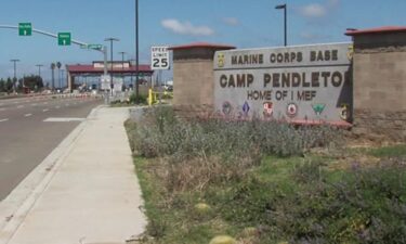 A Camp Pendleton Marine died Thursday during a training exercise at the base