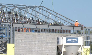 Catoosa safety crews say construction at the new Hamby Lynch Public Safety Complex is coming along well.