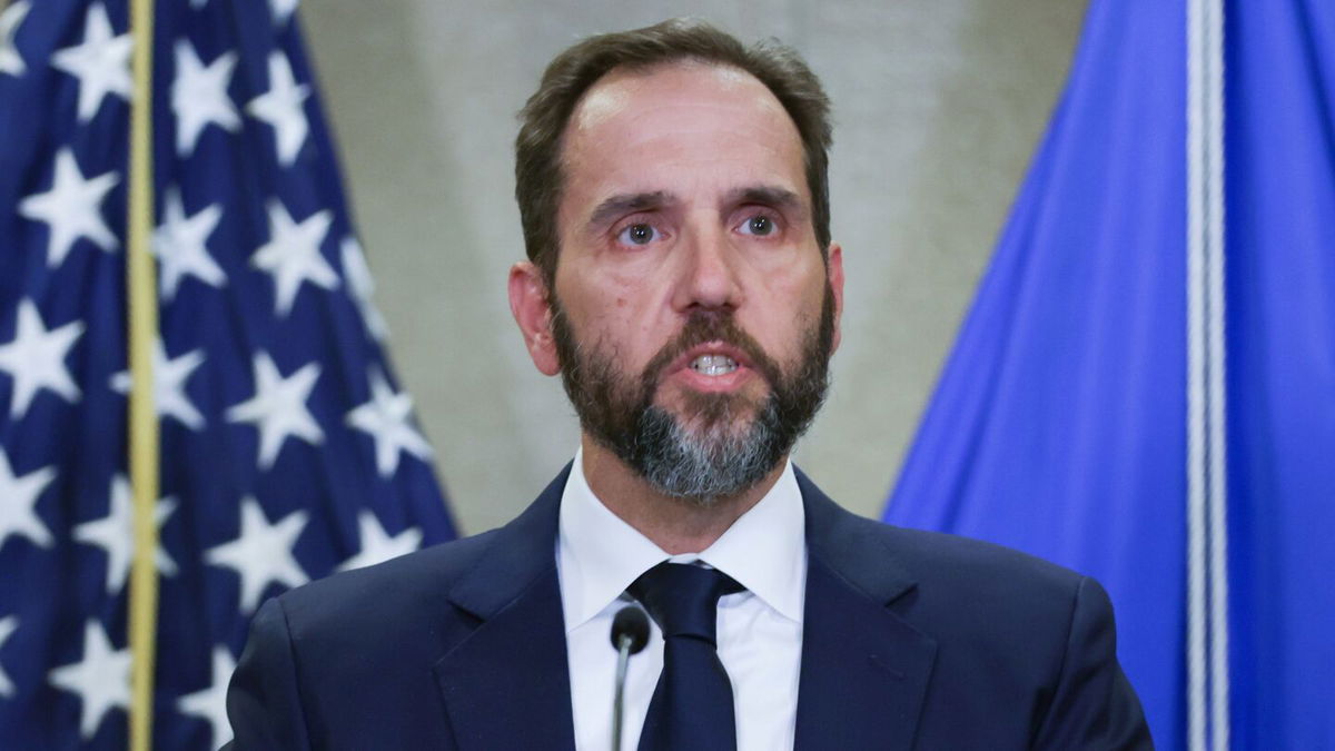 <i>Alex Wong/Getty Images</i><br/>Special Counsel Jack Smith delivers remarks on a recently unsealed indictment including four felony counts against former U.S. President Donald Trump at the Justice Department on August 1 in Washington