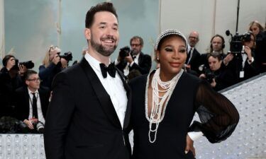Alexis Ohanian (left) and Serena Williams attend The 2023 Met Gala Celebrating "Karl Lagerfeld: A Line Of Beauty" at The Metropolitan Museum of Art on May 1 in New York City.