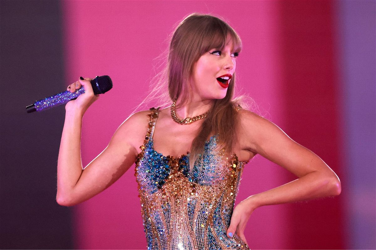 <i>Michael Tran/AFP/Getty Images</i><br/>Taylor Swift performs during her 