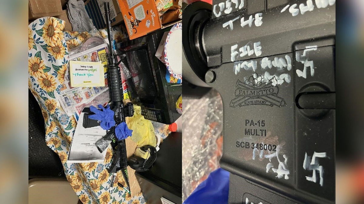 <i>Jacksonville Sheriff's Office</i><br/>The Jacksonville Sheriff's Office released a photo of a firearm used in the shooting