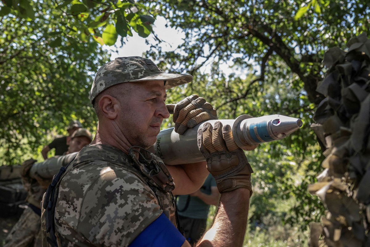 <i>Viacheslav Ratynskyi/Reuters</i><br/>A Ukrainian serviceman pictured near a front line in Zaporizhzhia region.