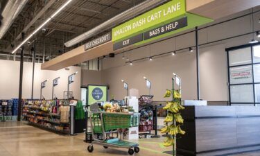 An Amazon Fresh redesigned grocery store.