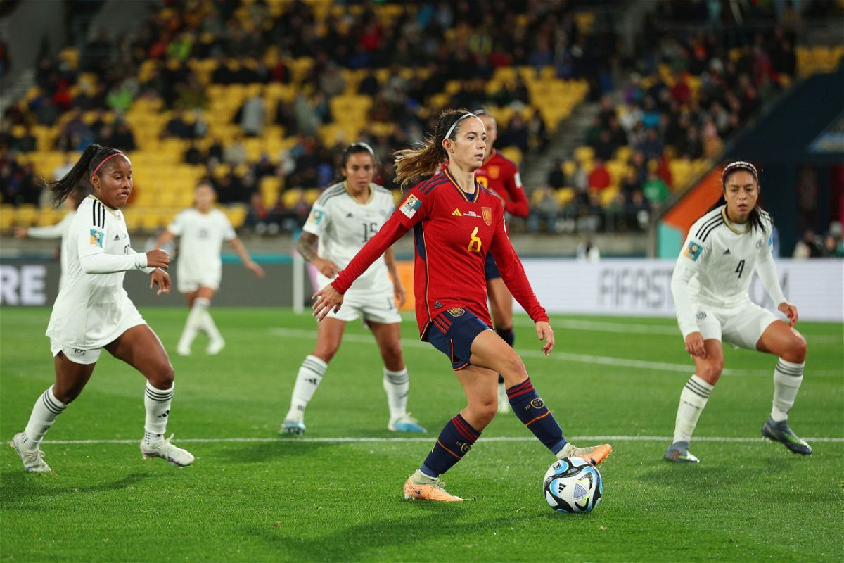 <i>Hagen Hopkins/FIFA/Getty Images</i><br/>Aitana Bonmatí won the Golden Ball for best player at the Women's World Cup.