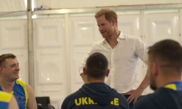 Prince Harry addresses the competitors in the Netflix docuseries "Heart of Invictus."