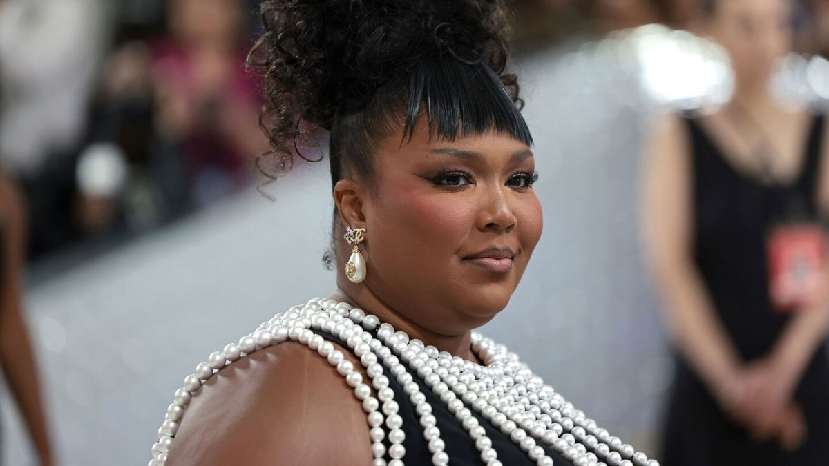 <i>Jamie McCarthy/Getty Images</i><br/>Lizzo attends the 2023 Met Gala in New York in May.