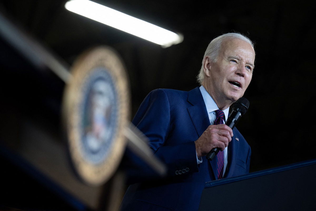 <i>Brendan Smialowski/AFP/Getty Images</i><br/>President Joe Biden’s campaign is preparing to make gun safety a central issue of his reelection campaign