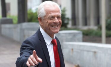 Peter Navarro arrives at federal court in Washington