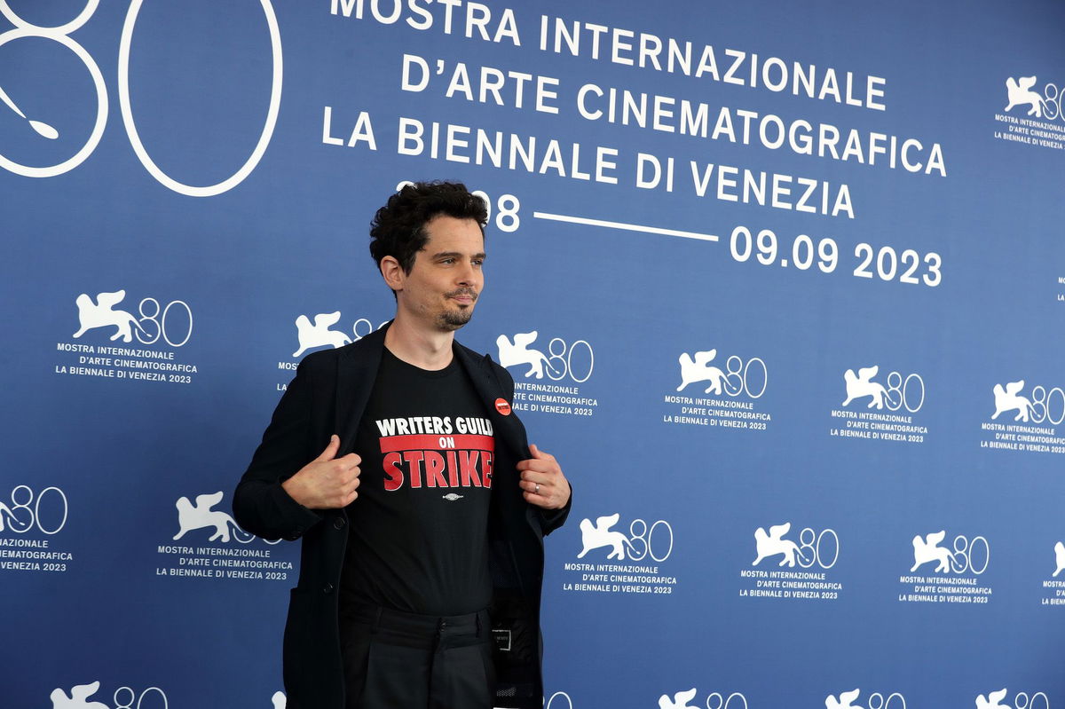 <i>Elisabetta A. Villa/Getty Images</i><br/>Damien Chazelle attends a photocall at the 80th Venice International Film Festival  on August 30 in Venice