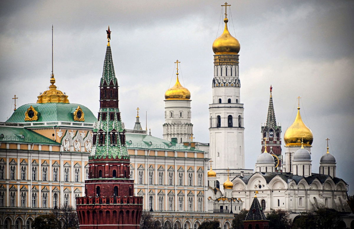 <i>Alexander Nemenov/AFP/Getty Images</i><br/>A view of the Kremlin in Moscow is seen here on October 18