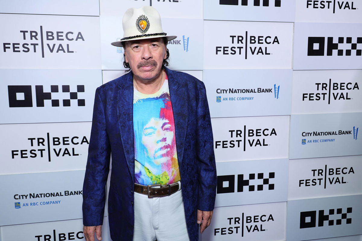 <i>Theo Wargo/Tribeca Festival/Getty Images</i><br/>Carlos Santana