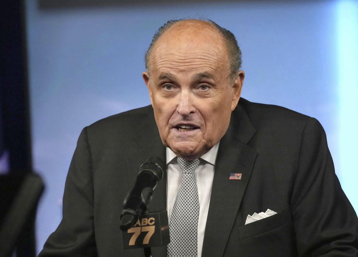 <i>John Nacion/Star Max/AP/FILE</i><br/>A federal judge demanded an explanation from Rudy Giuliani as to why he conceded in court that he made false and defamatory statements about two Georgia election workers after the 2020 election but hasn’t forfeited their lawsuit against him.