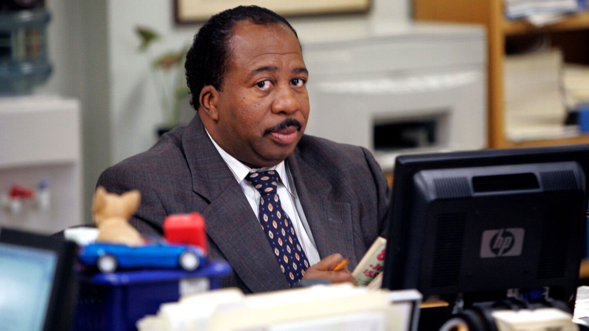 <i>Chris Haston/NBC/Getty Images</i><br/>Leslie David Baker as Stanley Hudson in 