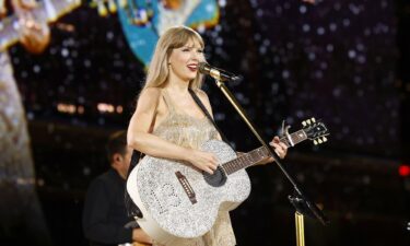 Taylor Swift performs onstage during "Taylor Swift | The Eras Tour" at SoFi Stadium on August 3.