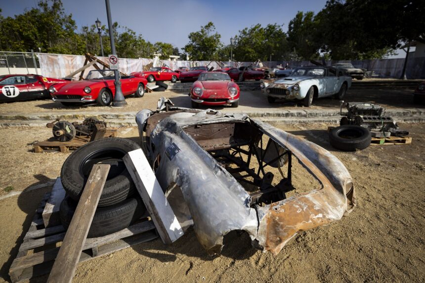 This hunk of metal that used to be a Ferrari just sold for nearly