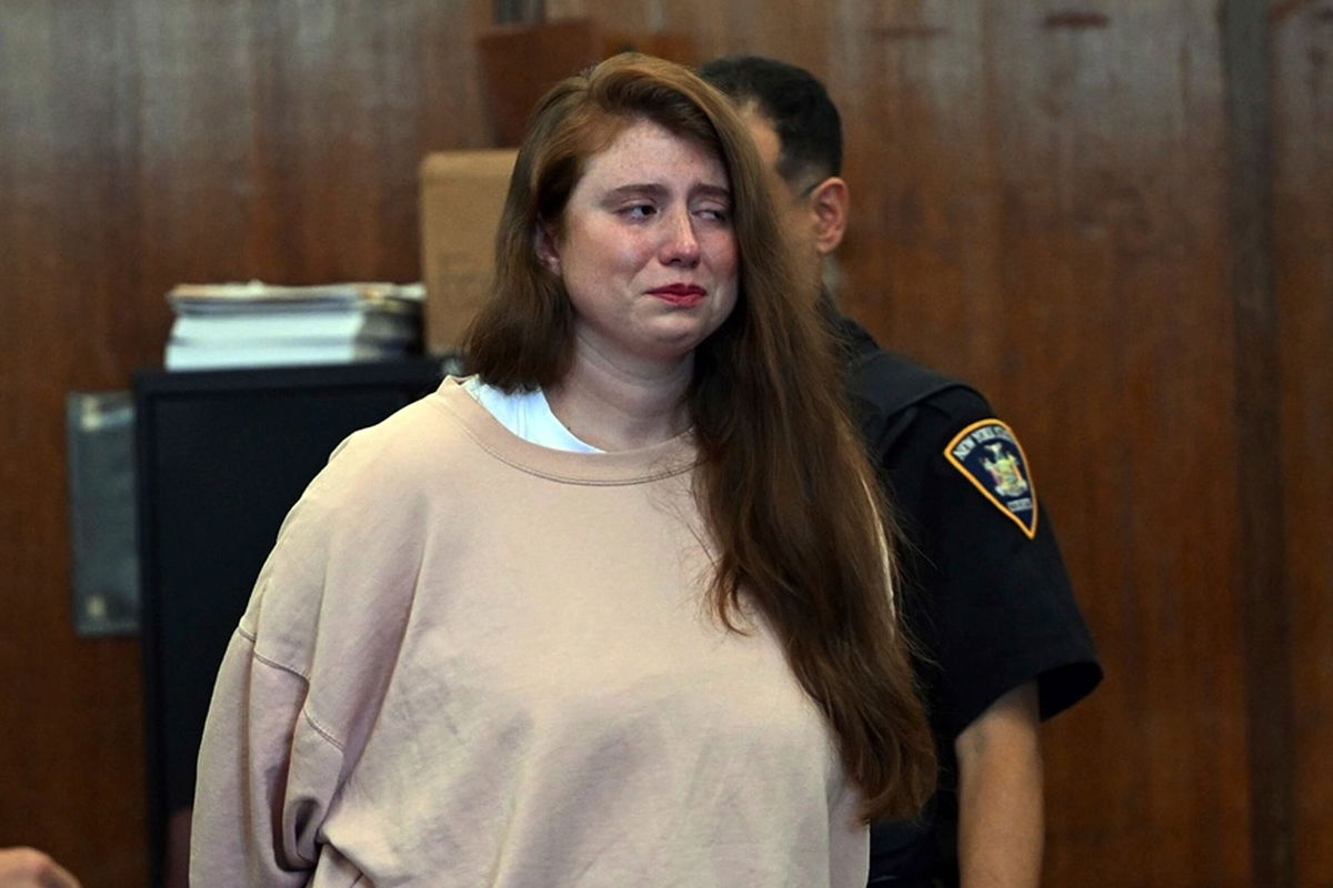 <i>Curtis Means/AP</i><br/>Lauren Pazienza appeared in court on August 23 in New York.