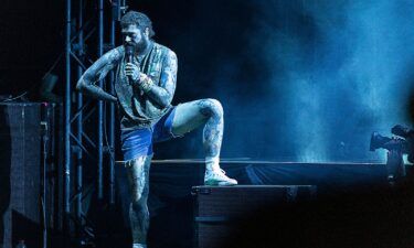 Post Malone is seen here performing in North Carolina in July.