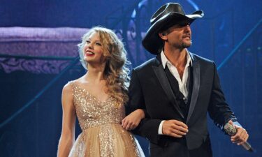 Taylor Swift and Tim McGraw in 2011.