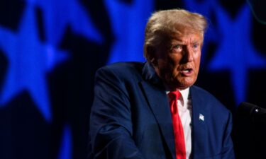 Former President Donald Trump speaks as the keynote speaker at the 56th Annual Silver Elephant Dinner hosted by the South Carolina Republican Party on August 5