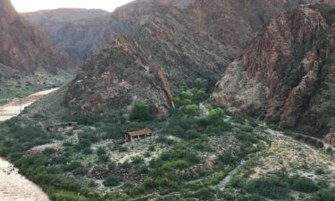 This file photo shows a wastewater treatment plant at Phantom Ranch.