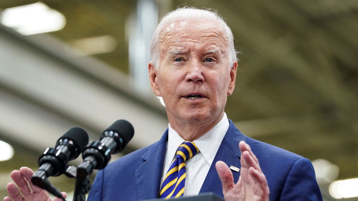 <i>Kevin Lamarque/Reuters</i><br/>President Joe Biden speaks on August 15.