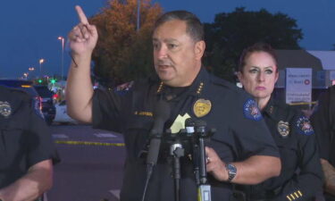 Aurora Police Chief Art Acevedo speaks at a news conference on Wednesday