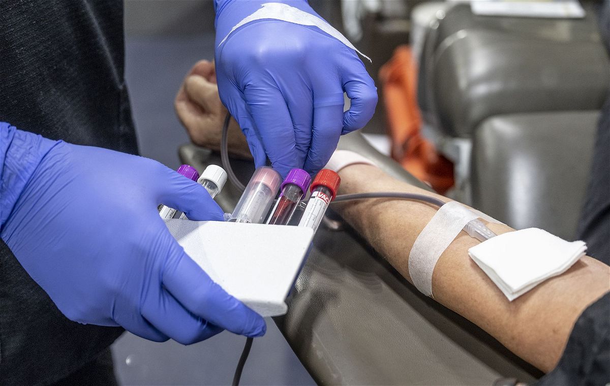 <i>Paul Bersebach/MediaNews Group/Orange County Register/Getty Images</i><br/>Recent natural disasters have strained the Red Cross' blood supply