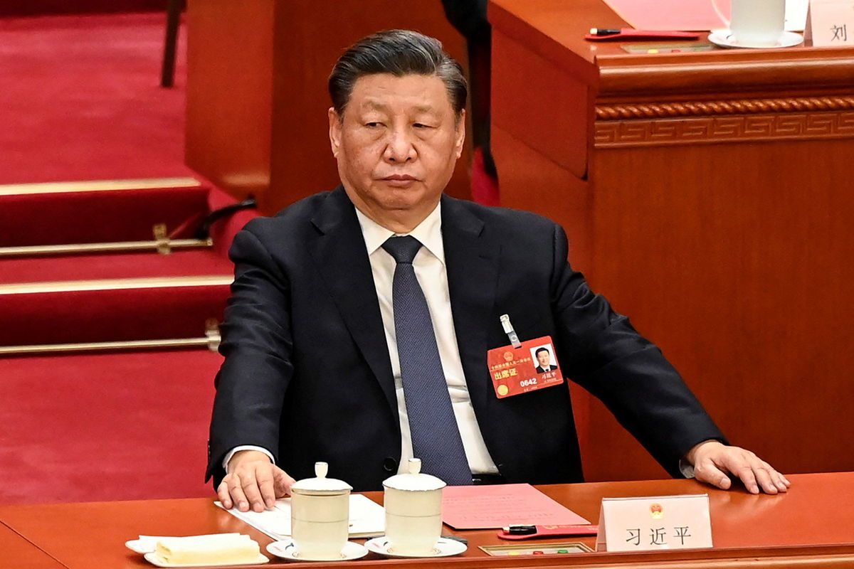 <i>Alexander Nemenov/AFP/Getty Images/File</i><br/>China's Defence Minister Li Shangfu gives a speech during the Moscow Conference on International Security on August 15.