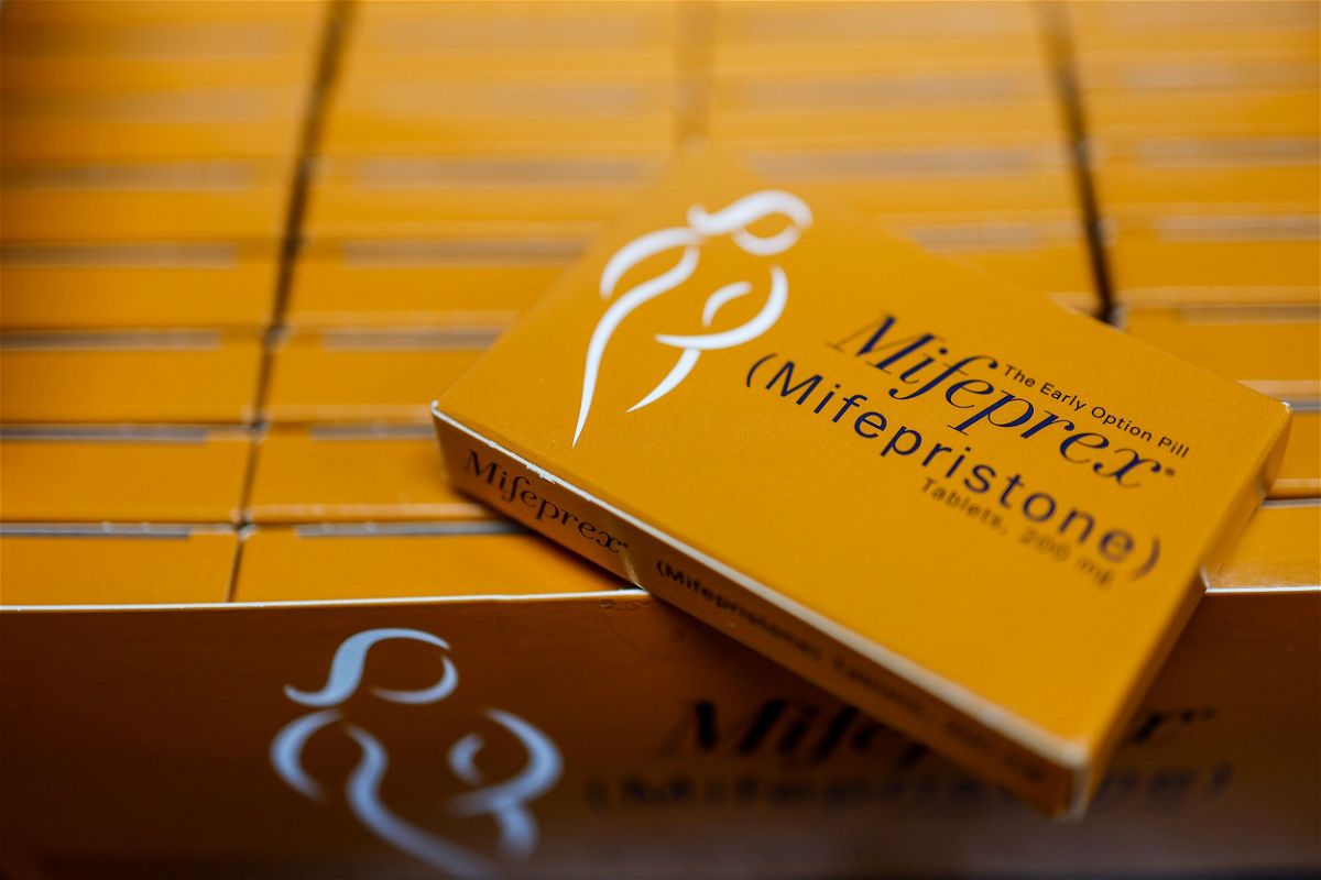 <i>Allen G. Breed/AP</i><br/>Boxes of the drug mifepristone sit on a shelf at the West Alabama Women's Center in Tuscaloosa