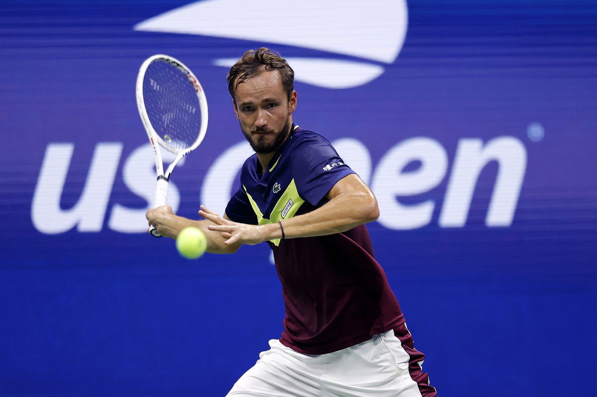 <i>Eduardo Munoz Alvarez/AP</i><br/>Tennis champion Daniil Medvedev is competing at the US Open